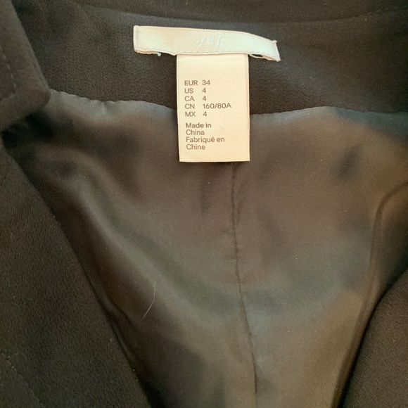 Black H&M Sleeveless Jacket Dress - Picture 4 of 4